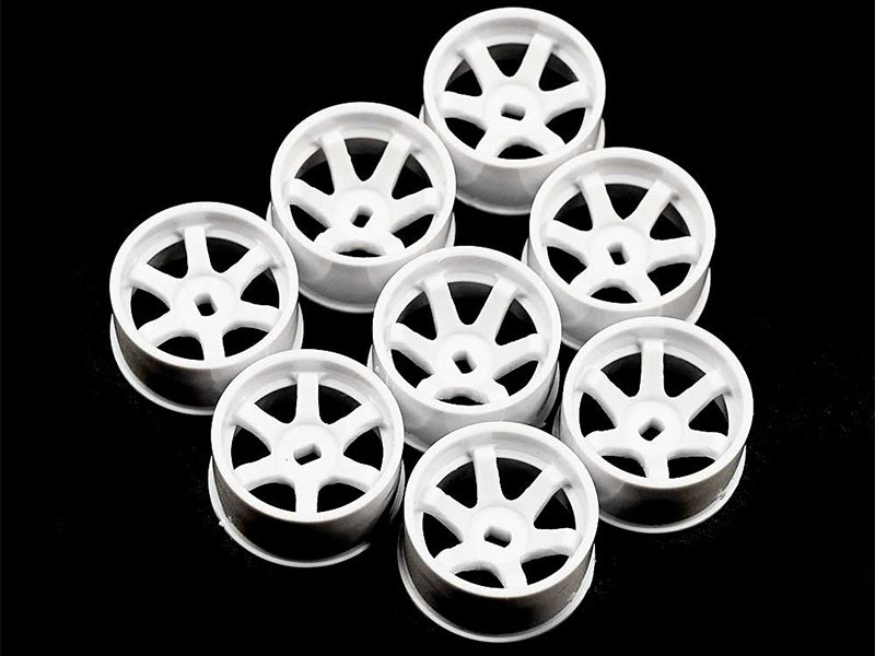 Yeah Racing Plastic Wide Rim Set 11mm (Offset 0 +1 +2 +3) Various Colours For 1/28 AWD Mini-Z WL-0146