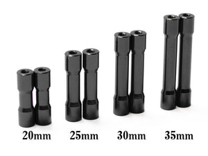 WRAP-UP Next - 0698-FD - Round Shape Aluminum Post Black (2pcs)