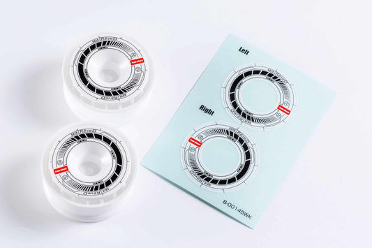 Reve D Wheel Sticker for RW-GA18 White/black RJ-WS01WK