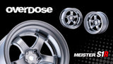 Overdose Work Meister S1R - Matte Chrome 7mm 1-10 Rims Wheels OD3952