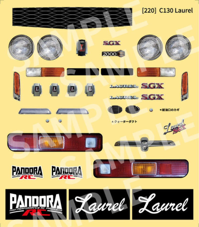 Pandora RC C130 LAUREL (Butaketsu) Drift Bodyshell
PAB-3220