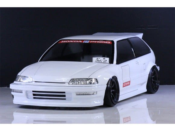 Pandora RC HONDA CIVIC EF9 1/10 RC Drift 198mm Clear Body Set