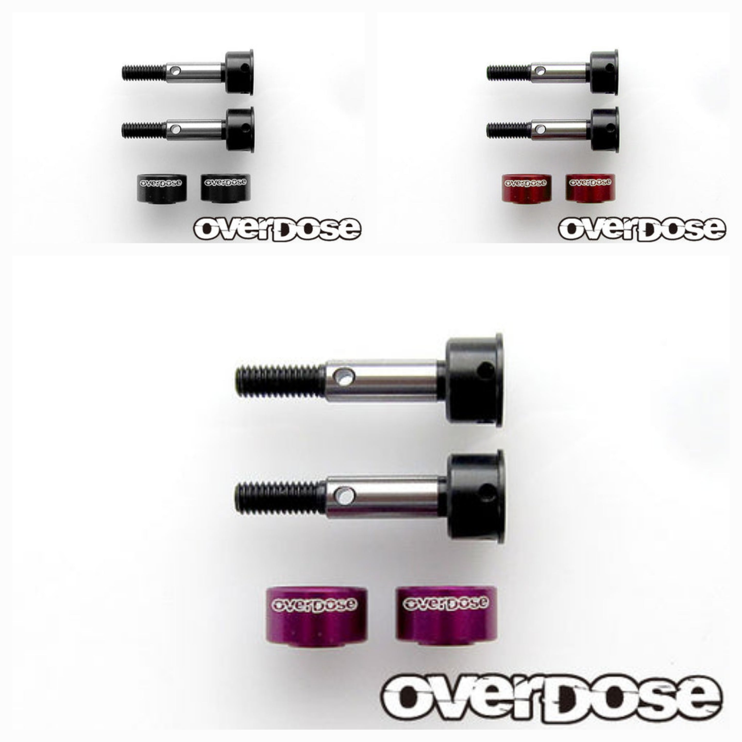 OVERDOSE Axle Shaft Set variouscolours (For OD2279 / – asbo-rc