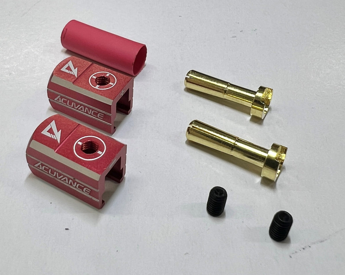 Acuvance Battery Connectors 5mm Various Colours