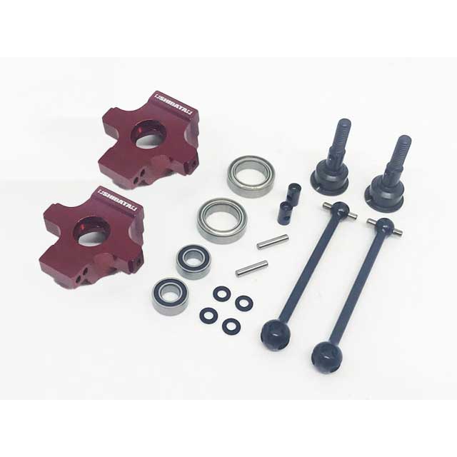 SHIBATA R31S323 Inset Rear Aluminum Knuckle Set various colours