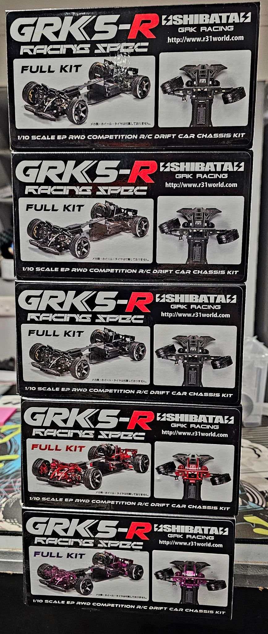 SHIBATA GRK5 オプション多数 GRK5 テストパーツ組込み車両！ | ⚡SHIBATA⚡RC部門