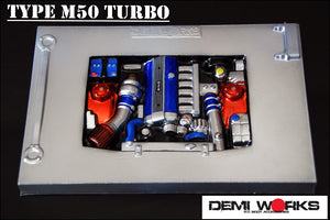 Demi Works M50 TURBO Polycabonate Engine Bay - DWM50T