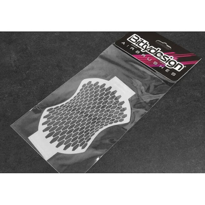 Bittydesign Vinyl Stencil - Honeycomb V2 BDSTC-003