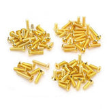 OMG Stainless Steel 24K Gold Coated Screw Set For Yokomo RD2.0    TG-GS10/YOKOMO-RD2.0