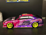 ADDICTION RC NISSAN S15 SILVIA MIKI TAKAGI HIGH GRADE BODYSET W/ PS TAKA LIVERY AD-HB7A