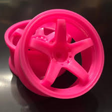 Topline rc drift wheels pink 6mm off   pack of 2