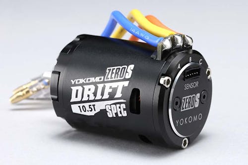 Yokomo ZERO-S DRIFT Blushless motor 10.5T various colours