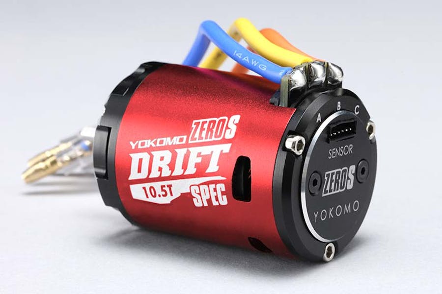 Yokomo ZERO-S DRIFT Blushless motor 10.5T various colours