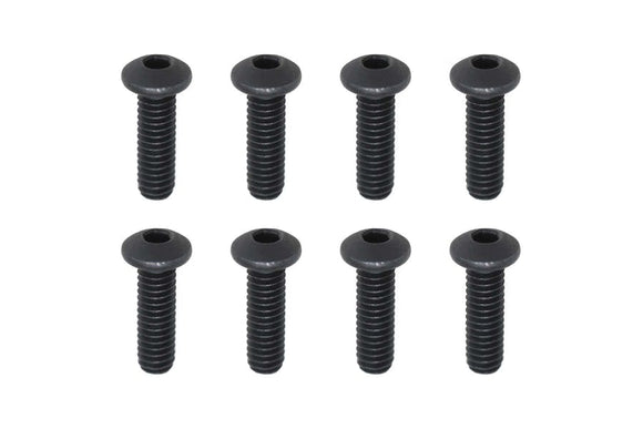 ZC-BH258 - Yokomo M2.5x8 Button Head Socket Screw 8pcs