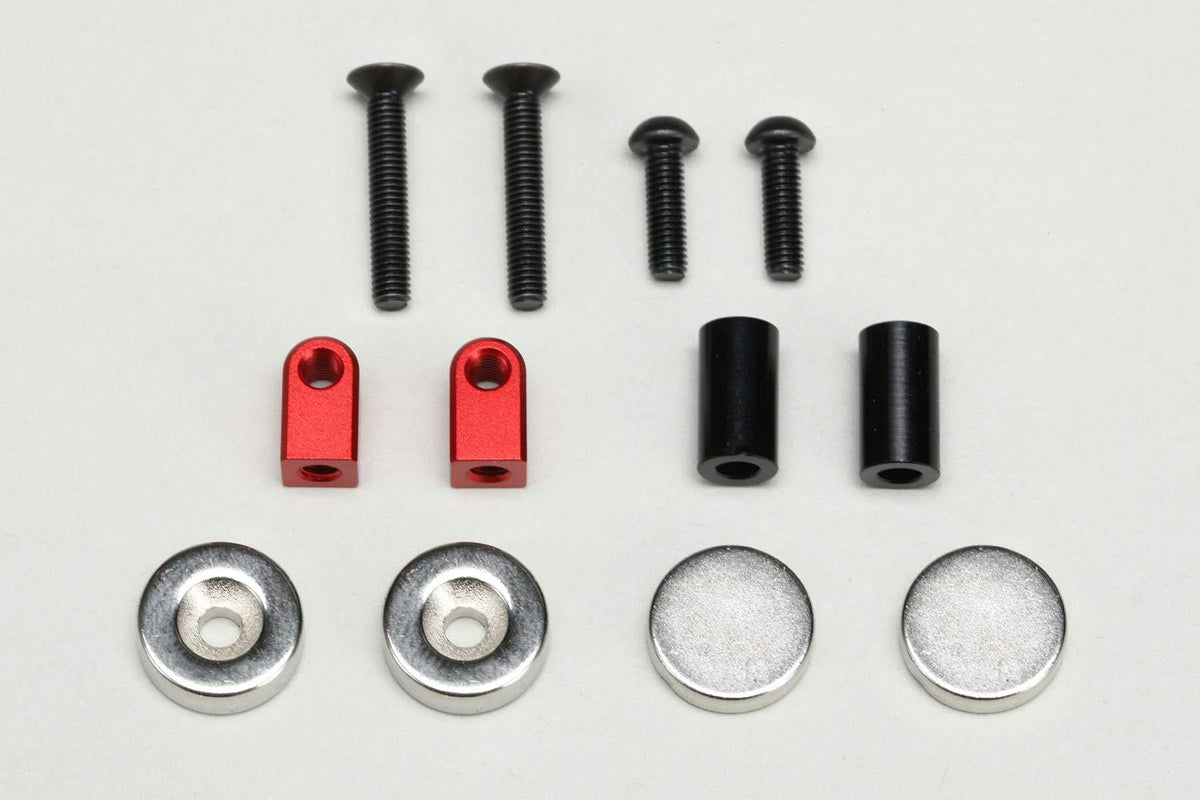 Yokomo Magnetic Body Mounts – FRONT (For RD SD YD-2) Various Colours ZS-016MGF