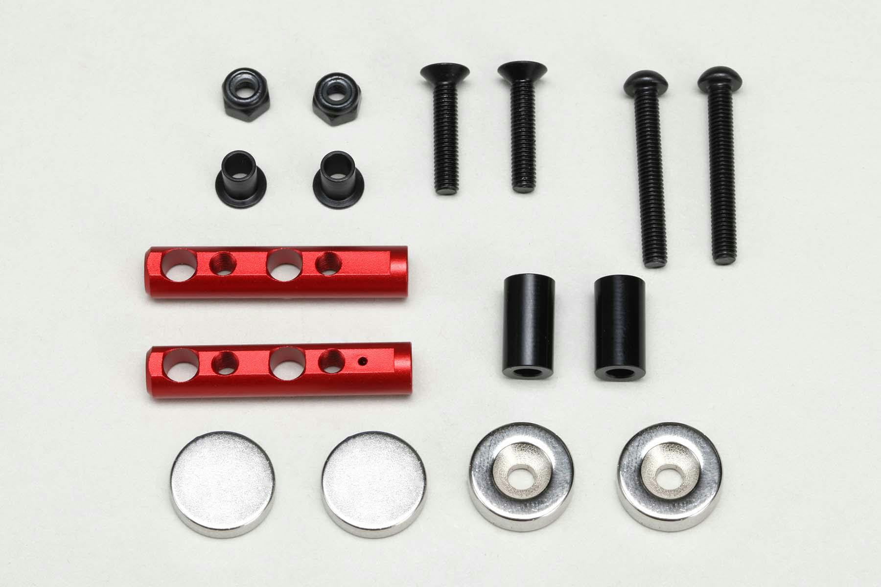 Yokomo BD-ABM6B Adjustable 6-Post Body Mount For RC Cars - Black - View #11