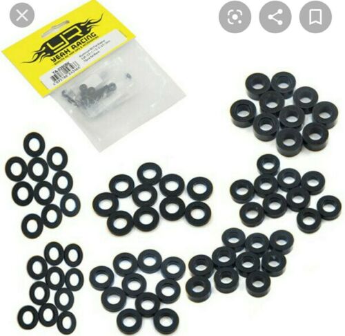 Yeah Racing m3 flat washer kit Rc Drift YA-0390BK