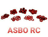 Yeah Racing red m3 flat washer kit Rc Drift Asbo Rc