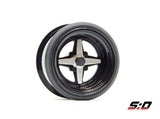 Scale dynamics RS-wantanabe silver +black  12mm offset asbo rc