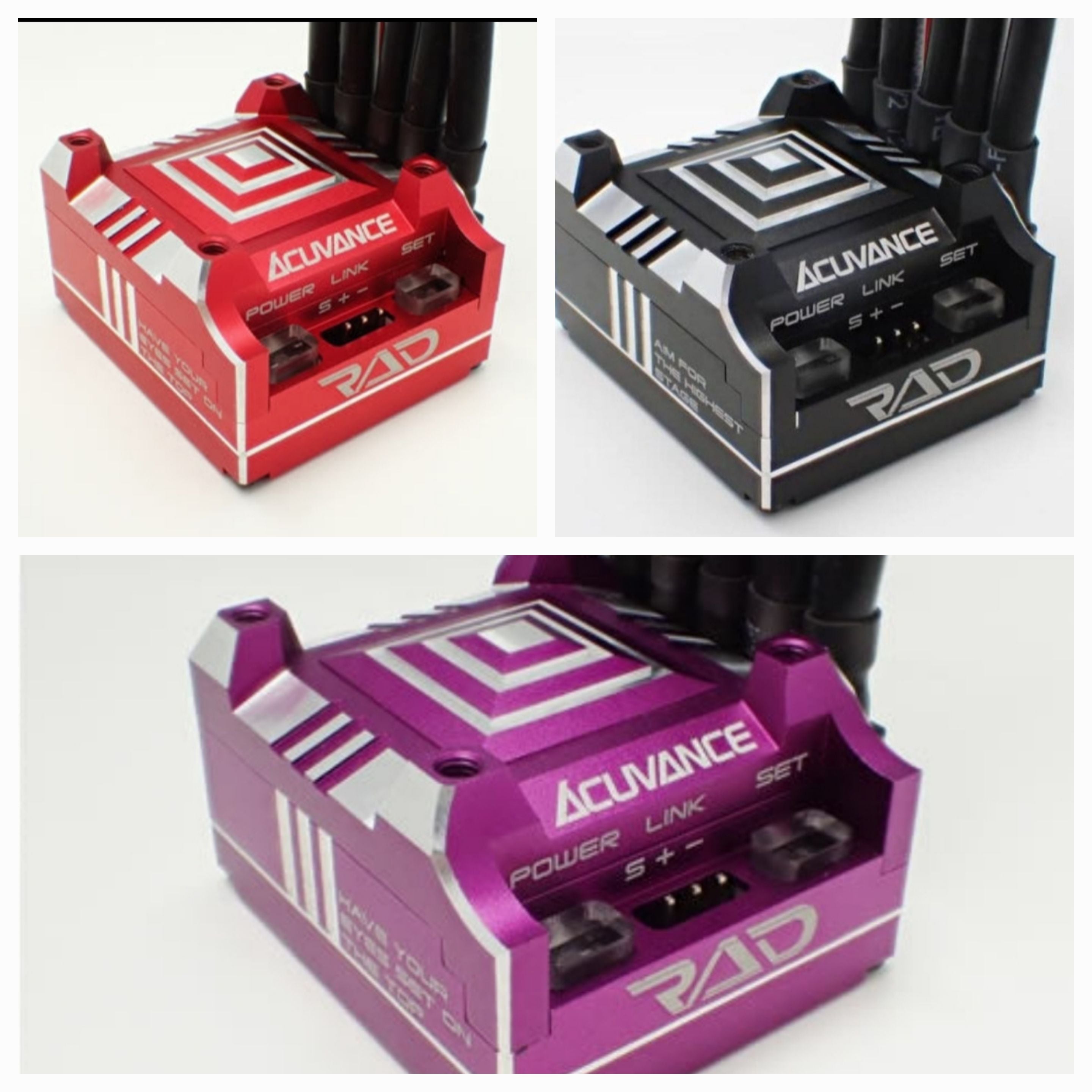Acuvance RAD ESC Red Black or Purple – asbo-rc