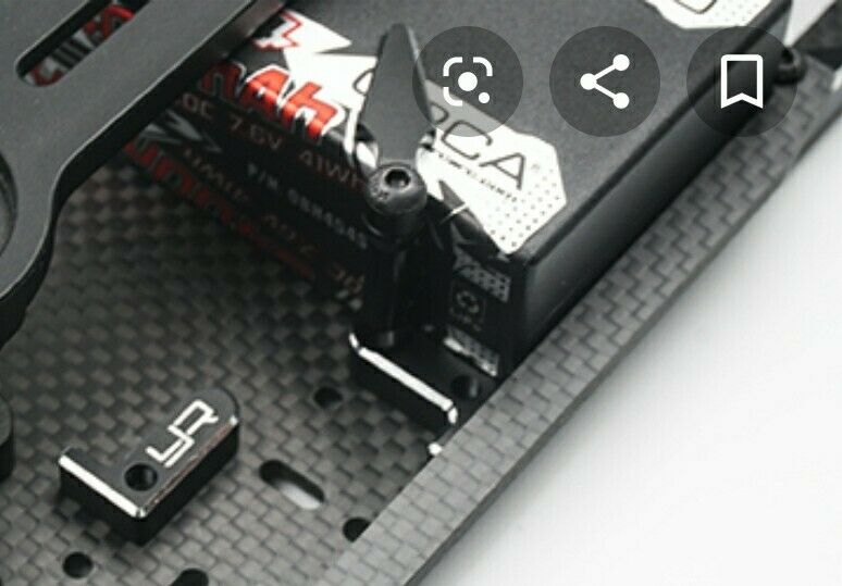 Yeah Racing battery holder mount for YD2S Rc Drift, YKYD-018BK