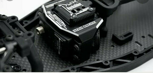 Aluminium servo and gyro mount yd2 1/10 Yeah Racing ykyd 012bk