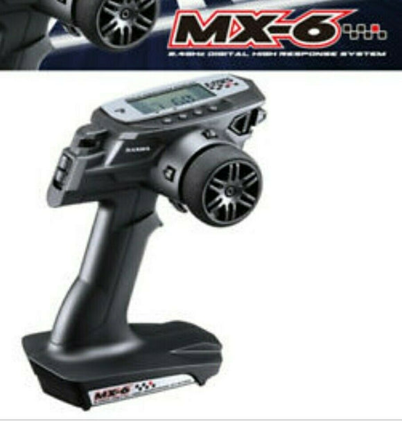 Sanwa mx 6 remote and reciver rc Drift Asbo Rc