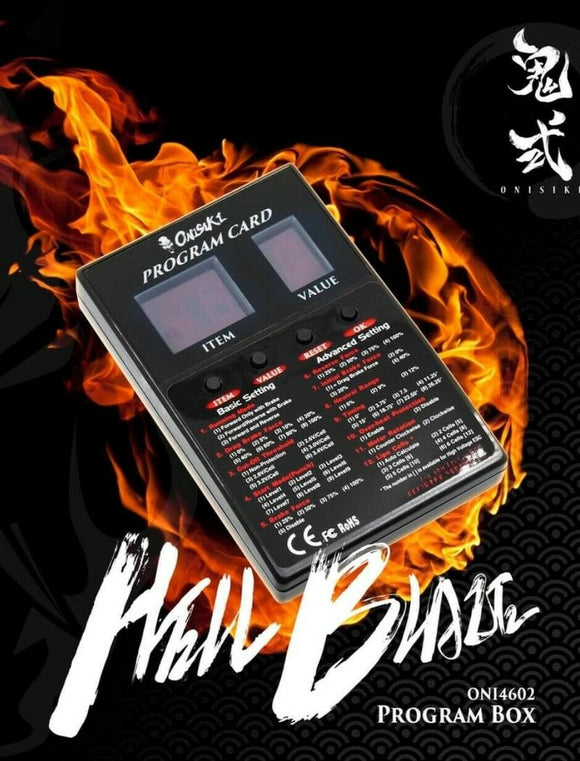 Onisiki program card Rc Drift Asbo Rc