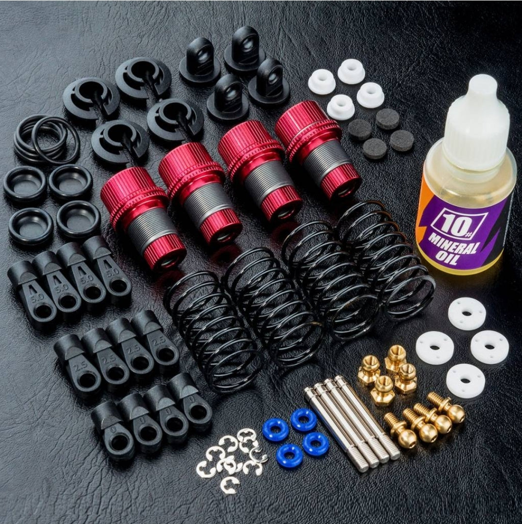 MST TR56 Aluminum Damper Suspension Shock Set Red or Black