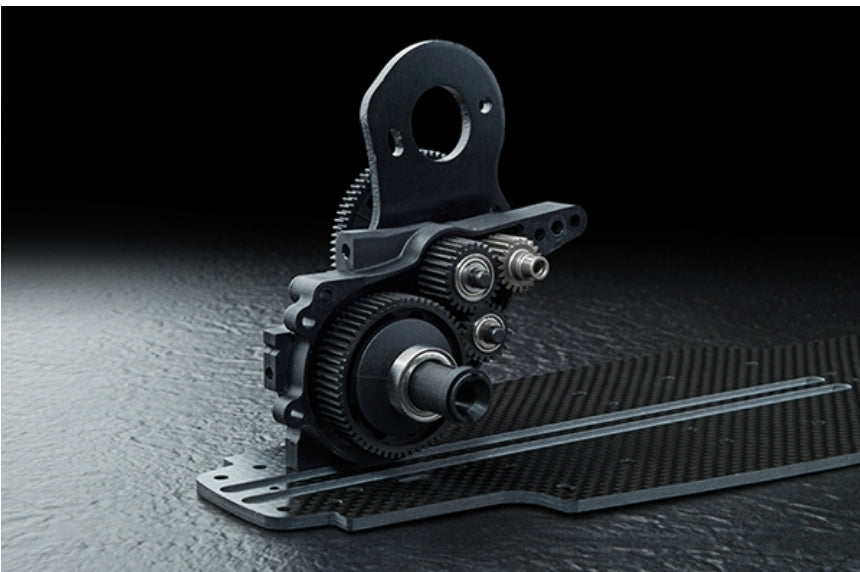 MST Rear Gearbox Set for RMX, Red Or Black, 210651