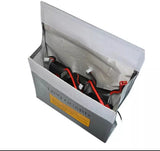 Silver LiPo Battery Safe Bag Guard Charging Protection Bag Explosion Proof LiPo Guard Bag