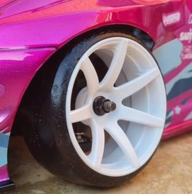 Reve D / RW-JD7MW8 / Drift Wheel aJD7 (2pcs) / Color: white/ Offset:6+8mm