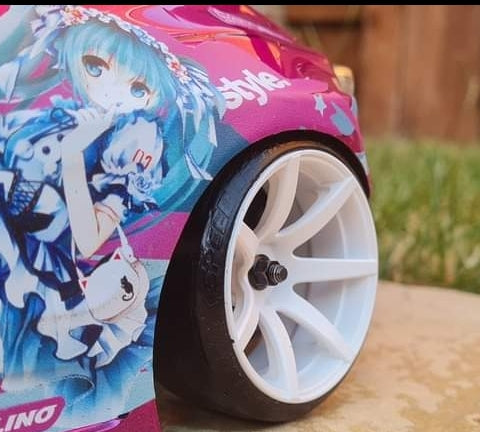 Reve D / RW-JD7MW8 / Drift Wheel aJD7 (2pcs) / Color: white/ Offset:6+8mm