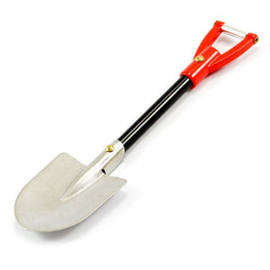 Fastrax Red Handle Metal Spade Shovel FAST2328R 10th scale accessory 210mm TOY