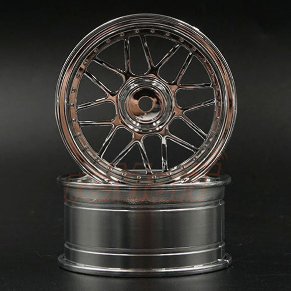 Kuwada +4mm offset chrome mesh style