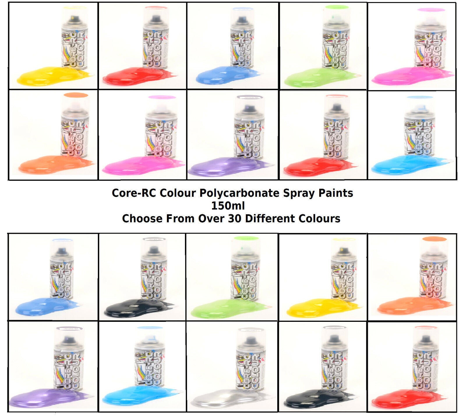 Core rc paint various colors – asbo-rc