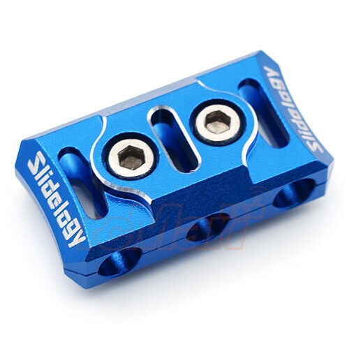 Slidelogy Aluminum Case 12-14 Gauge Wire Guard Clamp Blue RC Cars #SDY-0105BU