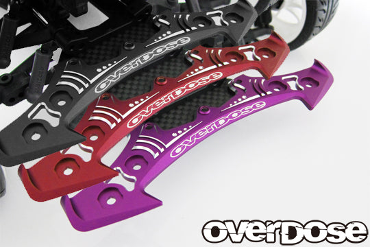 ALUMINUM BUMPER TYPE-2 (FOR OD) RED PURPLE BLACK [OVERDOSE] OD2945
